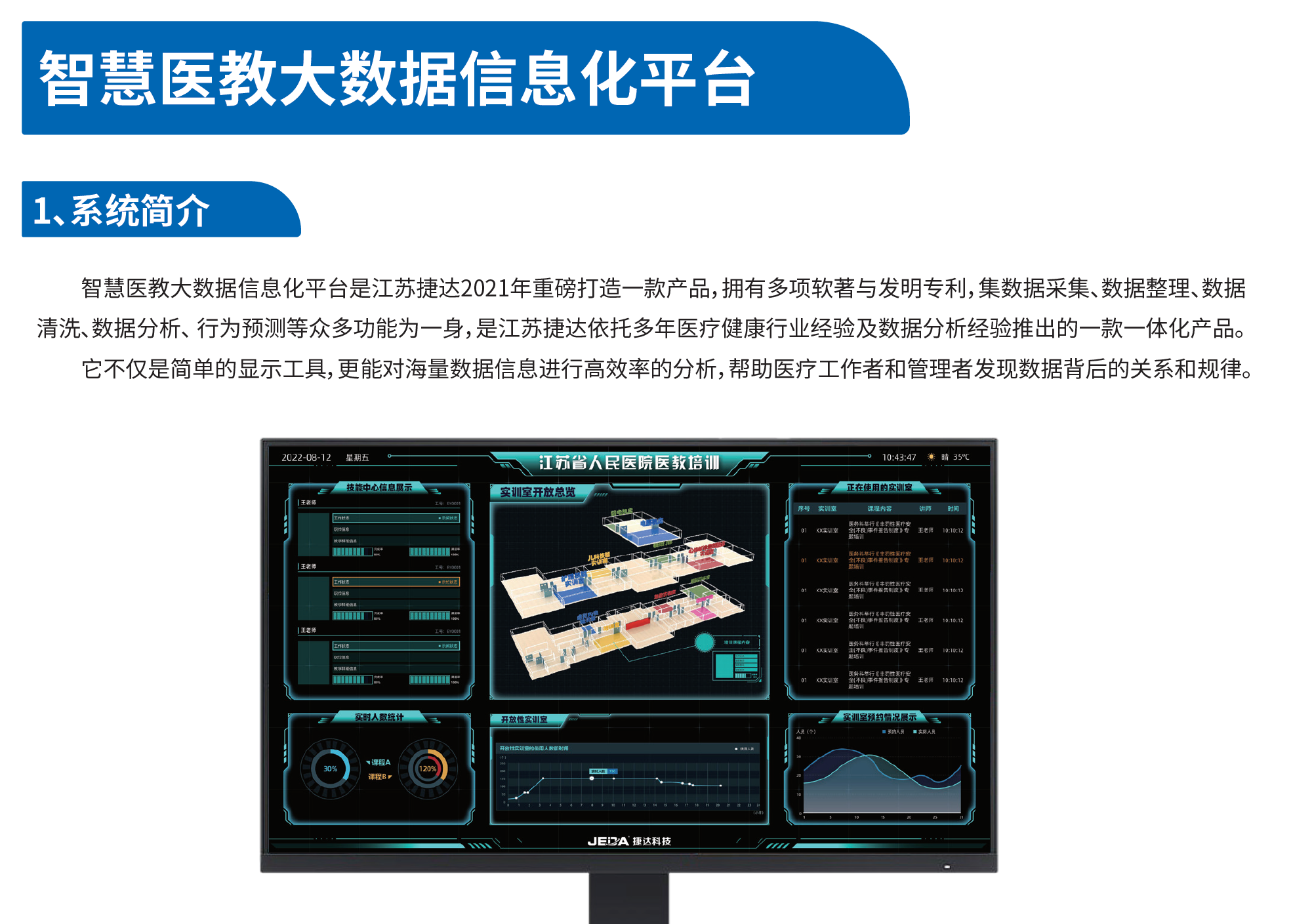 智慧醫(yī)教大數(shù)據(jù)信息化平臺